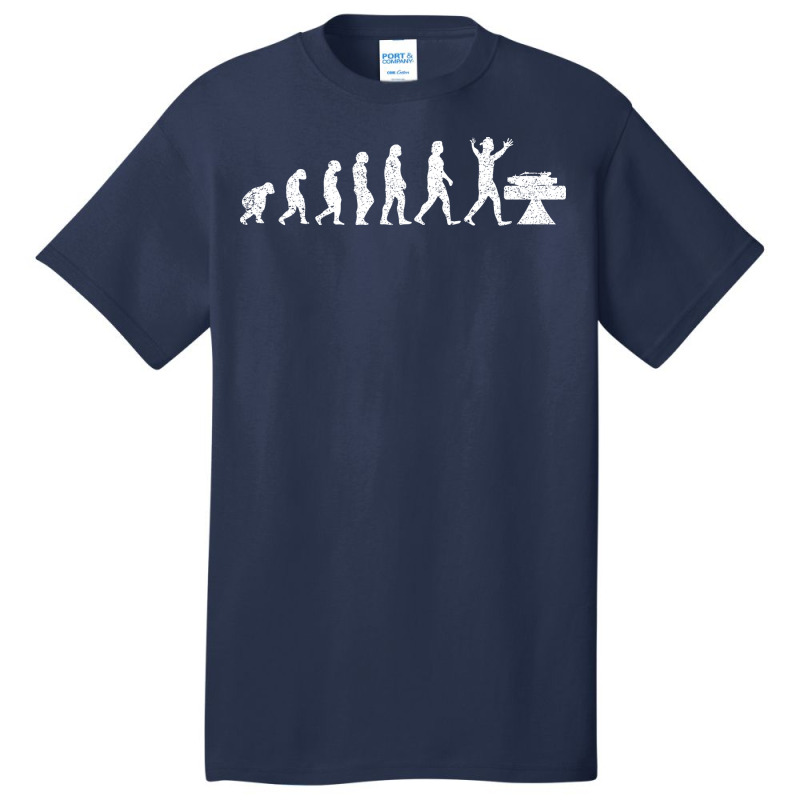 Evolution To Djing Funny Electronic Dance Music Dj Basic T-shirt by gunooaziedag | Artistshot