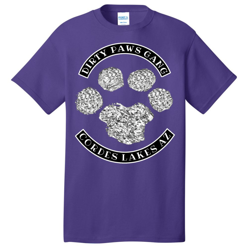 Dirty Paws Gang Humor Nostalgia Basic T-shirt | Artistshot