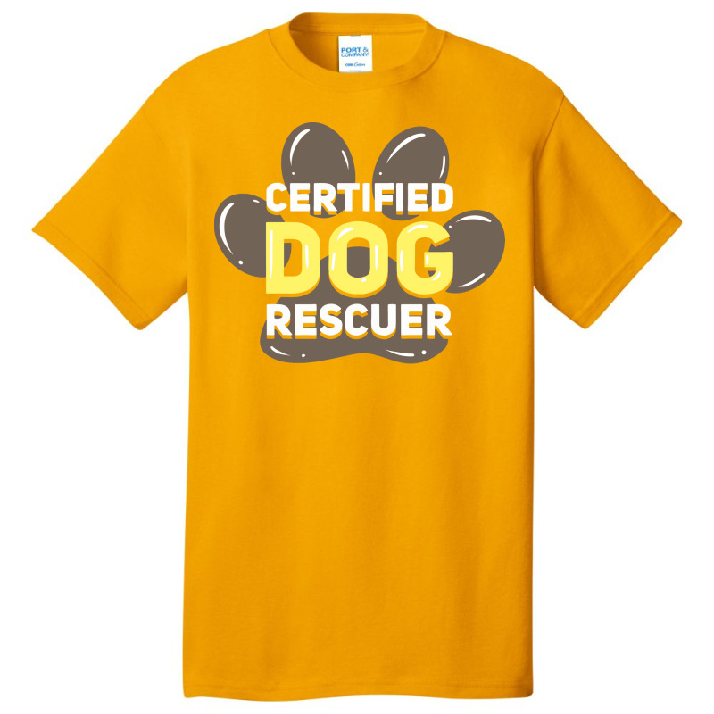 Dog Adoption Day Gift Retro Basic T-shirt | Artistshot