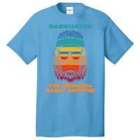 Sasquatch The Original Hairy Hipster Retro Vintage Basic T-shirt | Artistshot