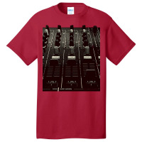 Dj Mixer Fader And Knobs Photo Basic T-shirt | Artistshot