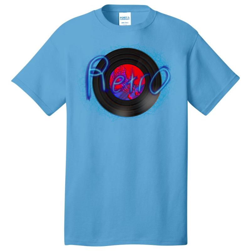 Retro Record Stars Basic T-shirt | Artistshot