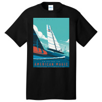 America's Cup   American Magic Poster   Auckland 2 Basic T-shirt | Artistshot