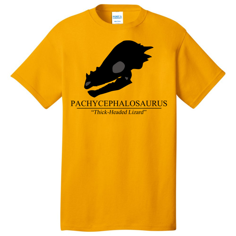 Pachycephalosaurus Skull Blue Basic T-shirt | Artistshot