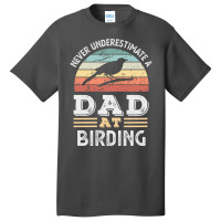 Funny Dad At Birding Fathers Day Gift Men Yellow Basic T-shirt | Artistshot