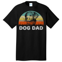 Retro Style Dog Dad Gift For Dog Lover Design Nost Basic T-shirt | Artistshot