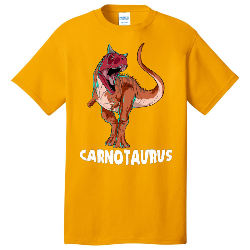 Carnotaurus Dinosaur Design 70s Basic T-shirt | Artistshot