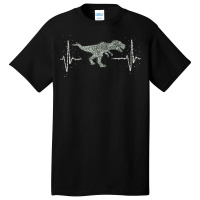 Tyrannosaurus Rex Heartbeat Dinosaurs Summer Basic T-shirt | Artistshot