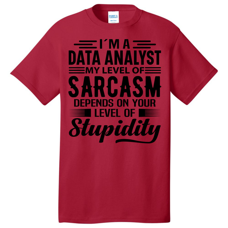 Im A Data Analyst Yellow Basic T-shirt | Artistshot