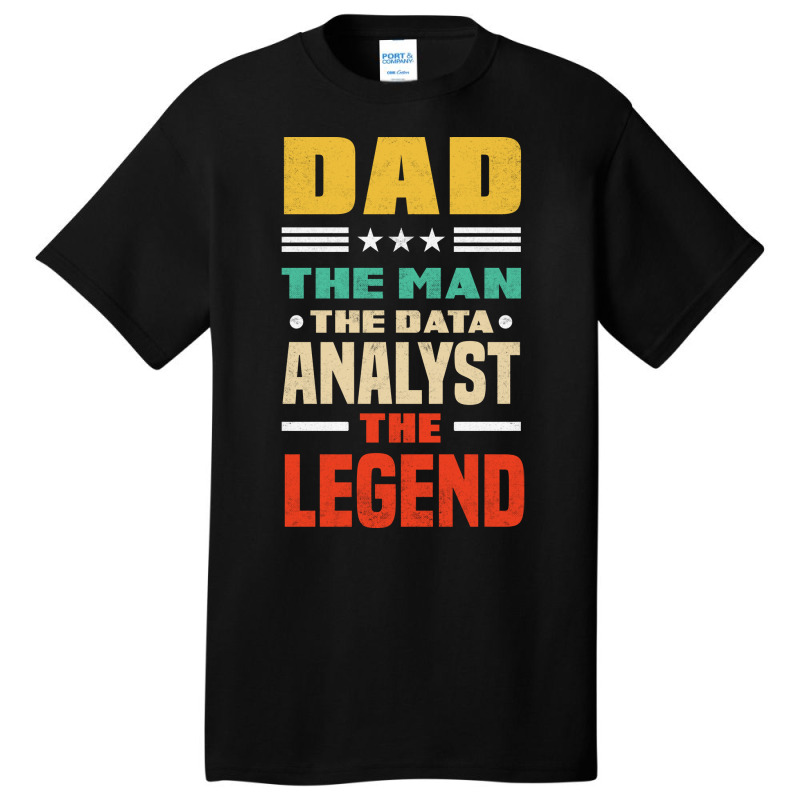 Data Analytics Data Engineering Funny Father Data Basic T-shirt by trascareghozw | Artistshot