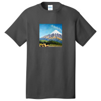 Taranaki Sunrise In Winter   2022 New Zealand Prin Basic T-shirt | Artistshot