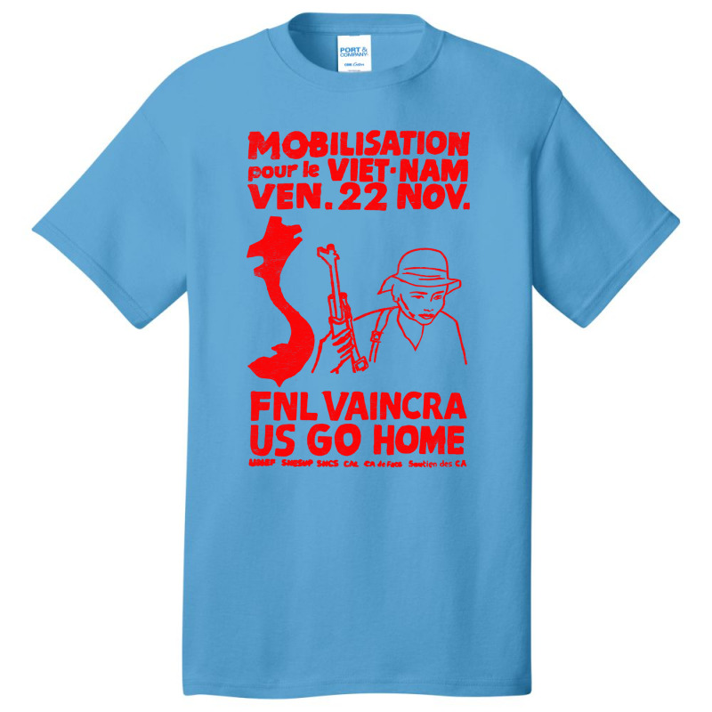 Mobilisation For Vietnam   Revolution Protest Basic T-shirt | Artistshot