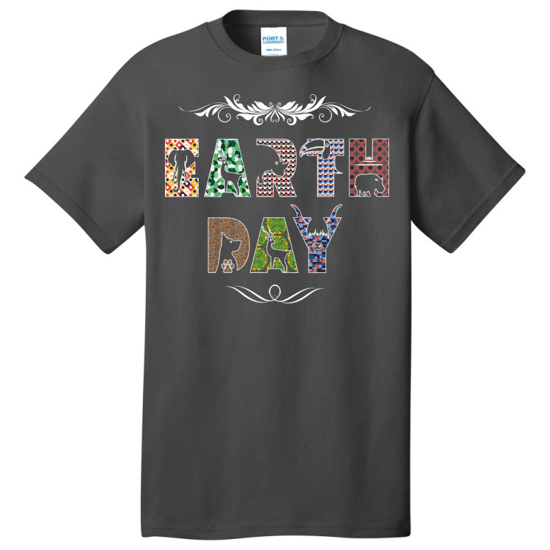 Earth Day Hipster Red Basic T-shirt by qiyamtorlesp | Artistshot