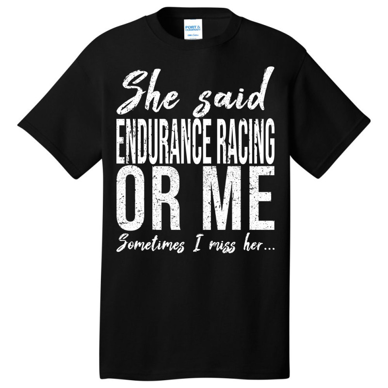 Endurance Racing Funny Gift Idea Yellow Basic T-shirt by wsletiguuri | Artistshot