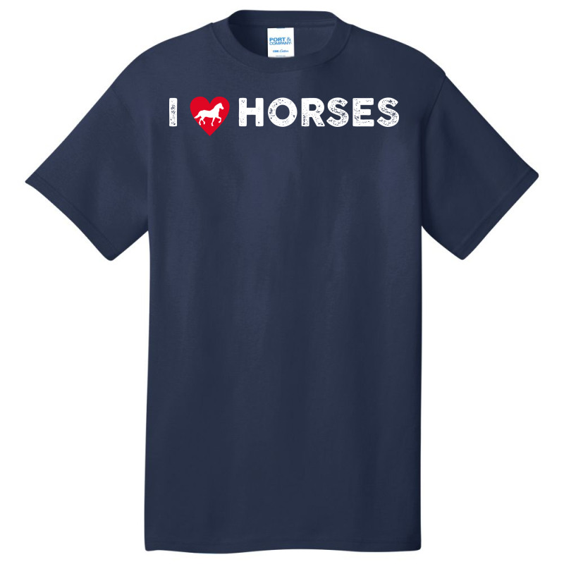 Lovely Horse  I Love My Horse Hippie Basic T-shirt by wsletiguuri | Artistshot