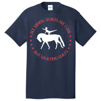 Vaulting Rules Vaulters Horse Equestrian Green Basic T-shirt | Artistshot