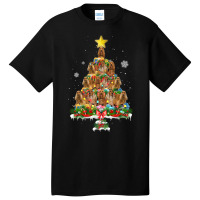 Cute English Cocker Spaniel Christmas Tree Dog Lov Basic T-shirt | Artistshot