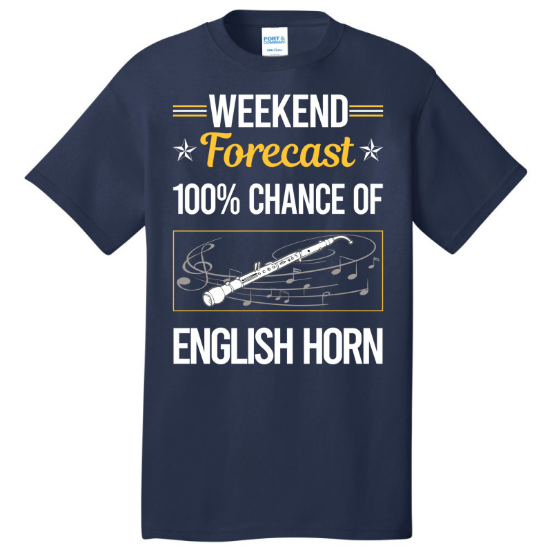 Funny Weekend English Horn Cor Anglais Vintage Basic T-shirt | Artistshot