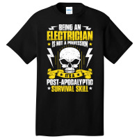 Electrician Lineman Wireman Electronics Technician Basic T-shirt | Artistshot