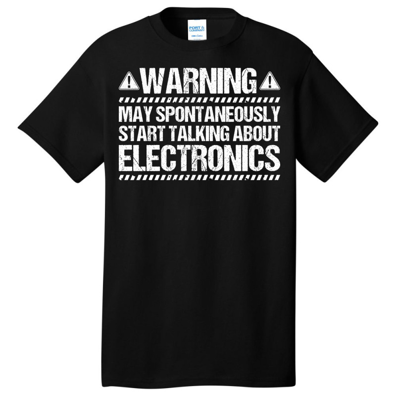 Electrician Lineman Wireman Electronics Technician Basic T-shirt by oliviibasscz | Artistshot