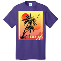 Tatooine Cool Funny Summer Sunset Tropical Poster Basic T-shirt | Artistshot