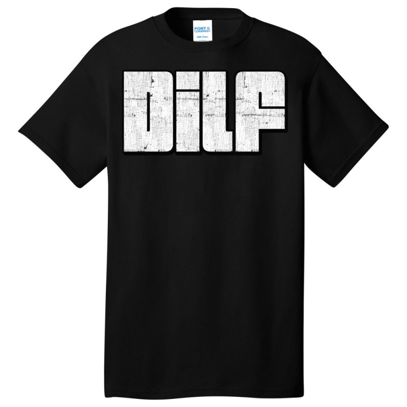 Dilf  Retro Style Typography Design3 Basic T-shirt | Artistshot