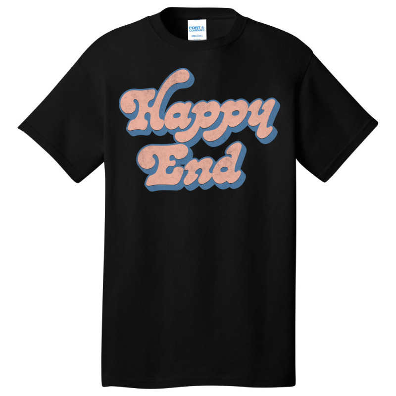 Happy End Basic T-shirt by jepthabaabiw | Artistshot