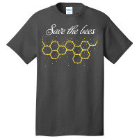 Save The Bees Beekeeper Bee Nature Conservation Hi Basic T-shirt | Artistshot