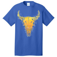 Dark Desert Cow Skull Basic T-shirt | Artistshot