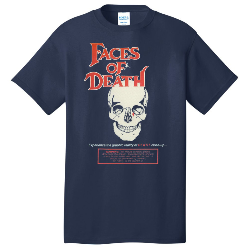 Faces Of Death   Cover Art（1978）☆vhsgasm Vid Basic T-shirt | Artistshot