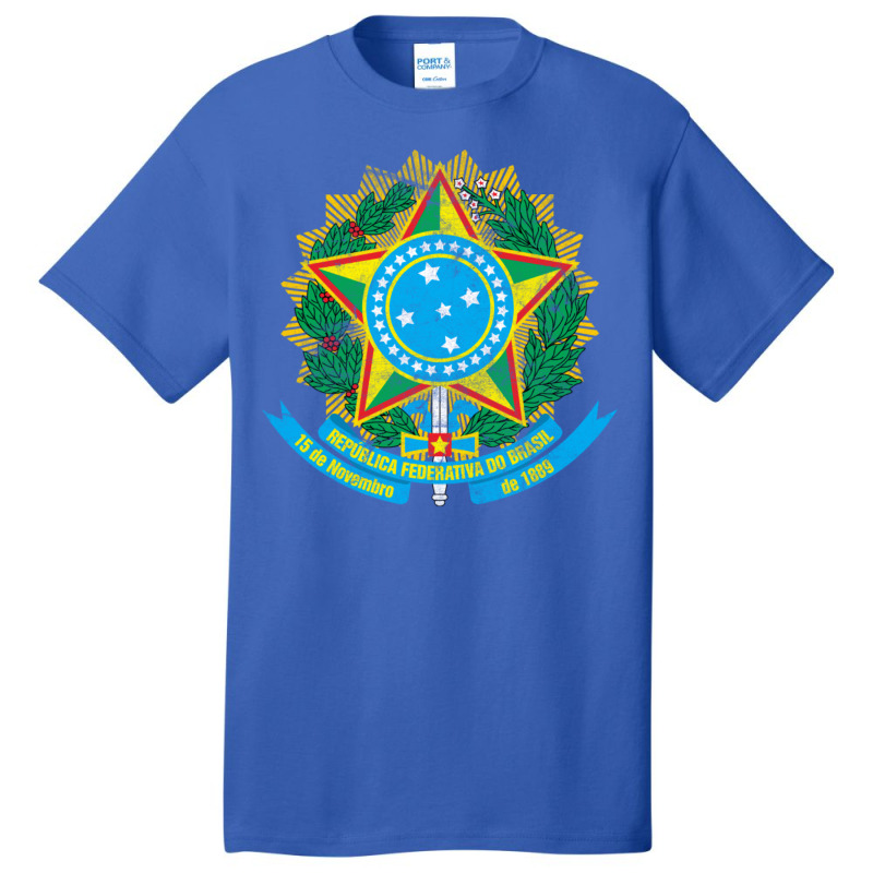 Brazil  Vintage Look Faded Flag Design1 Basic T-shirt | Artistshot