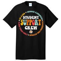 Student Support Crew School Counselor Student Serv Basic T-shirt | Artistshot