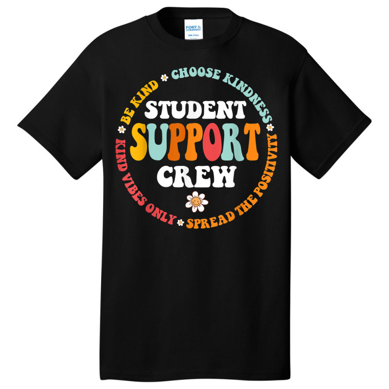 Student Support Crew School Counselor Student Serv Basic T-shirt | Artistshot