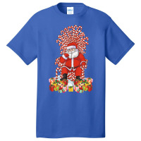 Santa Candy Cane Throne Christmas Santa Basic T-shirt | Artistshot