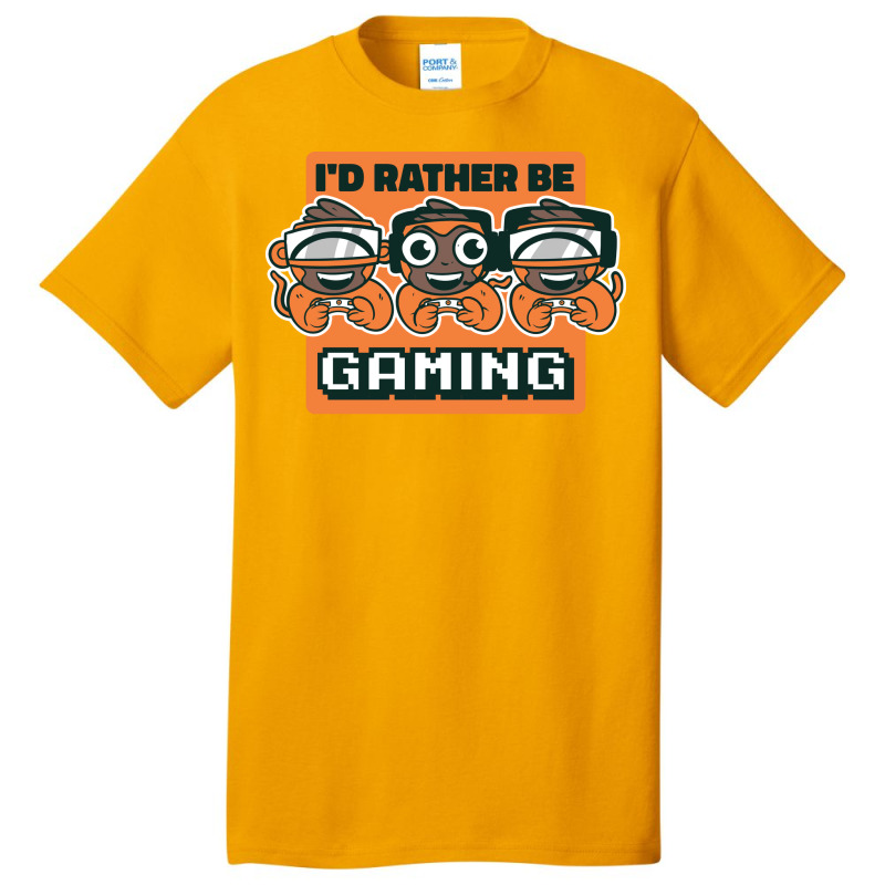 Gaming Monkeys Music (1) Basic T-shirt by koyunsnoerw | Artistshot