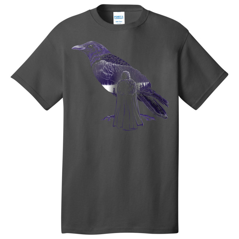 The Crow Basic T-shirt by roccionsteeleys | Artistshot