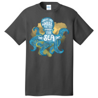 Cute Octopus Ocean Sea Girl (1) Basic T-shirt | Artistshot