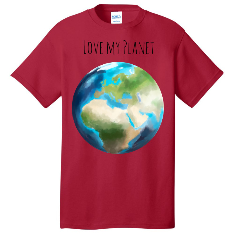 Love Planet Cute (1) (1) Basic T-shirt | Artistshot