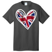 United Kingdom In My Heart Cute Design Gift For Lo Basic T-shirt | Artistshot