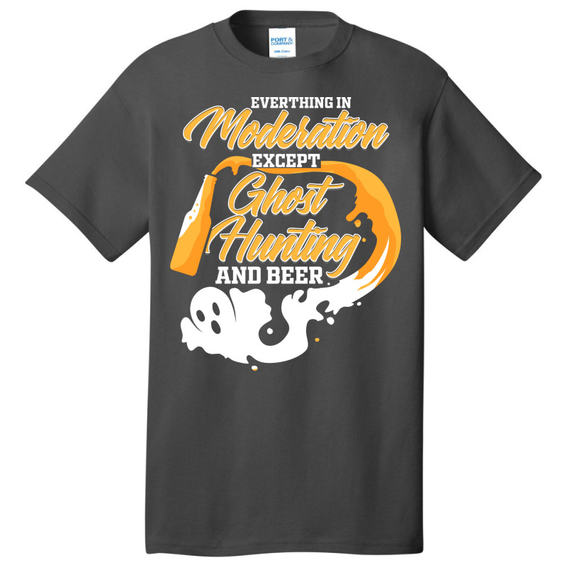 Ghost Hunting Beer Ghost Hunter Paranormal Trendin Basic T-shirt | Artistshot