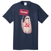 Ghosts Against Possession Funny Communist Ghost Gi Basic T-shirt | Artistshot