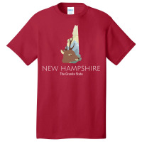 New Hampshire Proud State Motto The Granite State Basic T-shirt | Artistshot