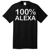 Alexa Name Couples Gifts For Boyfriend And Girlfri Basic T-shirt | Artistshot