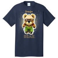 Cute Grandpa Teddy Bear Travel Basic T-shirt | Artistshot