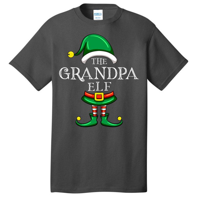 The Grandpa Elf Matching Family Christmas Pajama R Basic T-shirt | Artistshot