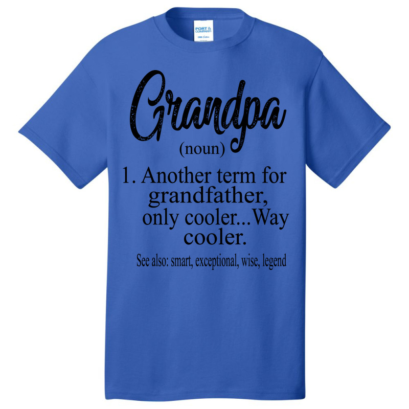 Grandpa 70s Green Funny Basic T-shirt | Artistshot