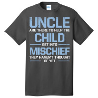 Uncle Child Mischief Godfather Uncle Nostalgia Basic T-shirt | Artistshot