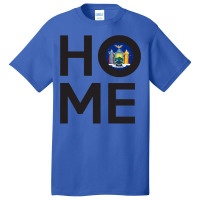 New York State Flag Home Basic T-shirt | Artistshot