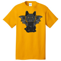 Vampire Black Bat Cat Costume Girl Basic T-shirt | Artistshot