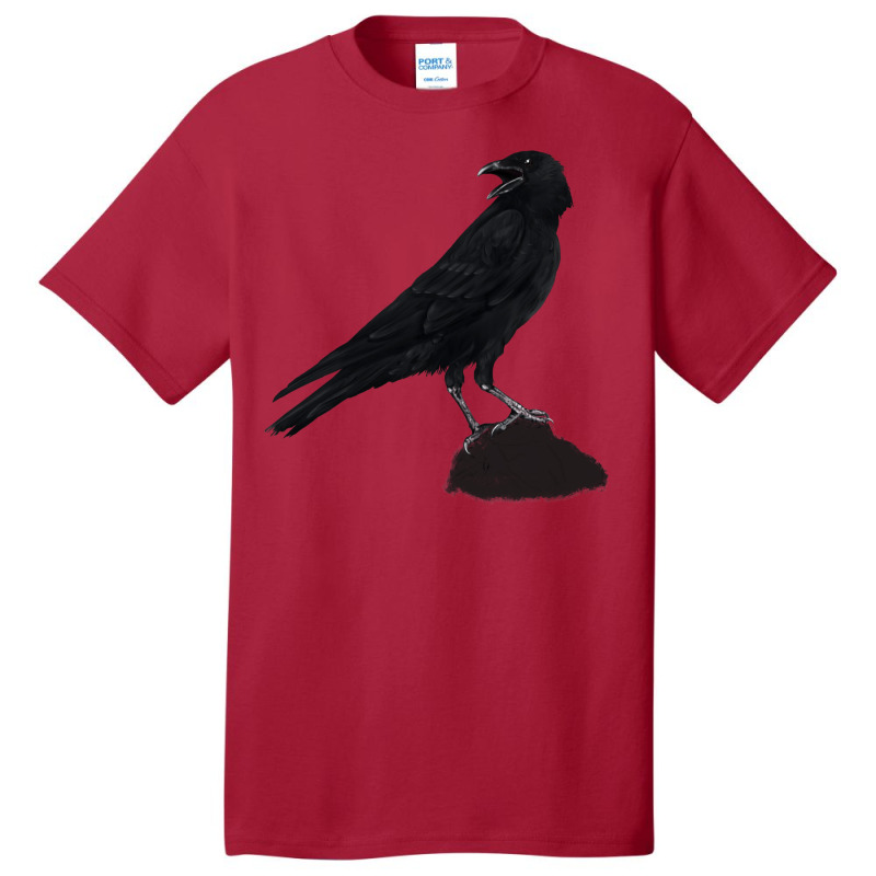 Nights Crow Basic T-shirt by onyekaafeku4 | Artistshot